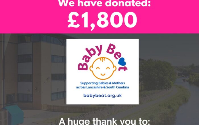 Baby Beat: we have donated £1,800